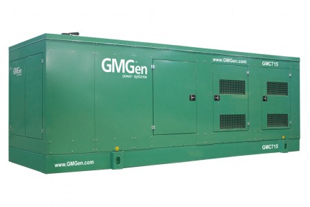 Фотография дизельной электростанции GMC715 в кожухе.