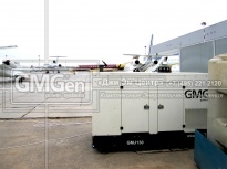 Аренда электростанции 130 кВА GMGen Power Systems GMJ130 для выставки деловой авиации