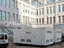 Аренда двух электростанций 1100 кВА GMGen Power Systems GMC550 для строящегося бизнес-центра