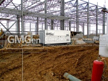 Аренда электростанции GMGen Power Systems мощностью 700 кВА для строительства торгового комплекса