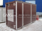 Дизельная электростанция GMI140 мощностью 125 кВА в мини-контейнере для строительства